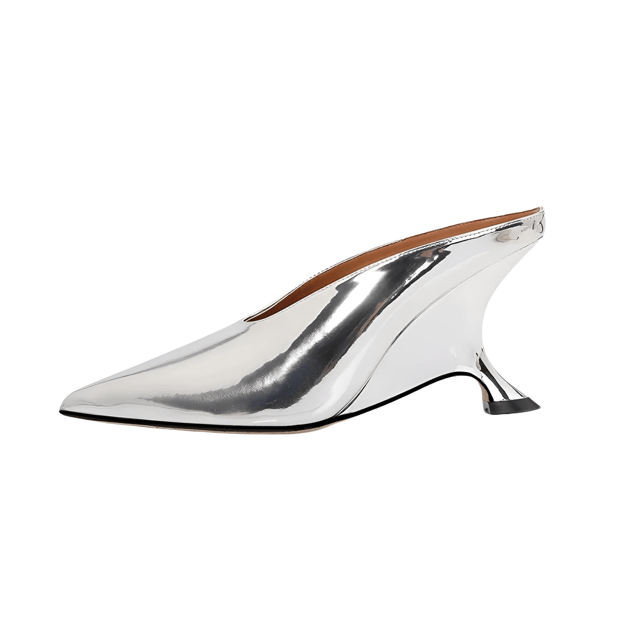 Women's Pointed Toe Shoes Designer Shallow Wedges High Heels Banquet Mules, Drestiny, Heels, High Heels, Pumps, United States, FR, Australia, New Zealand, United Kingdom, Silver, Gold, Black, 4, 5, 6, 7, 8, 9, 10, 11, shopdrestiny.com
