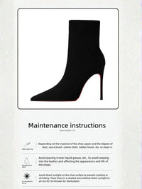 Thumbnail for Women's Red Bottom Ankle Boots Shiny Bottoms Knit Socks Boots New Fashion Stretch Boots Sexy Women's High Heel Boots, Drestiny, Ankle Boots, Sock Boots, Boots, High Heels, Heels, Stilettos, Black Ankle Boots, 5, 5.5, 6, 6.5, 7, 7.5, 8, 9, Black, Red, United States, USA, Canada, Australia, Custom-Made, New Zealand, United Kingdom, UK, Red sole ankle boots women's, Christian Louboutin ankle boots alternative, Affordable red bottom boots, black ankle boots red sole, shopdrestiny.com