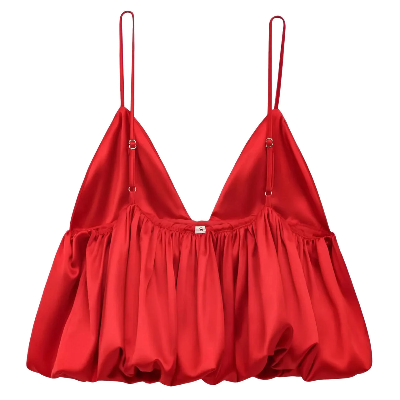 Women's Red Puff Crop Top Summer Slip Tanks & Camisoles Sexy Cropped Off Shoulder Sleeveless Top Backless Tank Tops, Crop Tops, Tank Tops, Camisoles, Sleeveless, Casual Shirts, Red, XS, S, M, L, United States, USA, Canada, Australia, New Zealand, United Kingdom, UK, red crop top, date night top red, red crop top UK, going out tops red, bardot crop top red, shopdrestiny.com