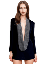 Thumbnail for Women's Rhinestone Blazer - Backless & In 3 Colors! -, Blazers , Drestiny , Australia, Black, Blazers, Canada, Jackets, L, M, New Zealand, Off White, Pink, S, United Kingdom, United States, XL, XXL , Drestiny , www.shopdrestiny.com