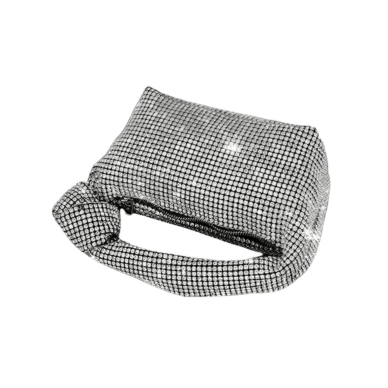 Women's Rhinestone Evening Bag Crystal Top Knot Handle Bag for Women Purses and Handbags Luxury Designer Handbag Tote, Handbags, Purses, Drestiny, United States, USA, Australia, United Kingdom, UK,  Silver, Blue, Champagne, Green, Black, Gold, Rhinestone clutch bag, Sparkly rhinestone handbag, Crystal embellished handbag, rhinestone evening bag, rhinestone shoulder bag, shopdrestiny.com