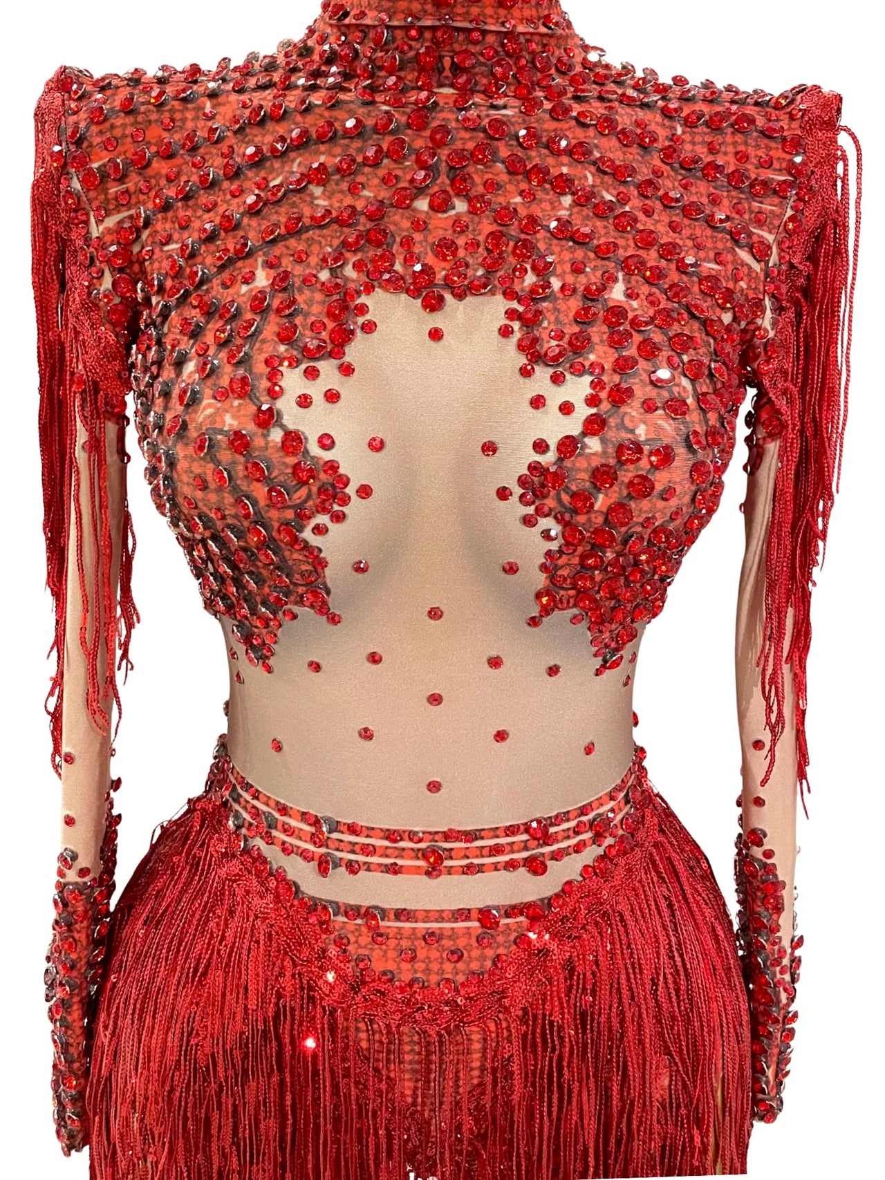 Women's Rhinestone Sequin Bodysuit 2025 Tassel Birthday Party Nightclub Stage Performance Costume, Drestiny, Long sleeves, Mini Dresses, Bodysuits, XS, S, M, L, XL, United States, USA, Canada, Australia, New Zealand, United Kingdom, UK, Silver, White, Red, Hot Red, Gold, sequin bodysuit, rhinestone bodysuit, Clubwear Bodysuit, sparkly bodysuit, Glitter Bodysuit Women's, shopdrestiny.com