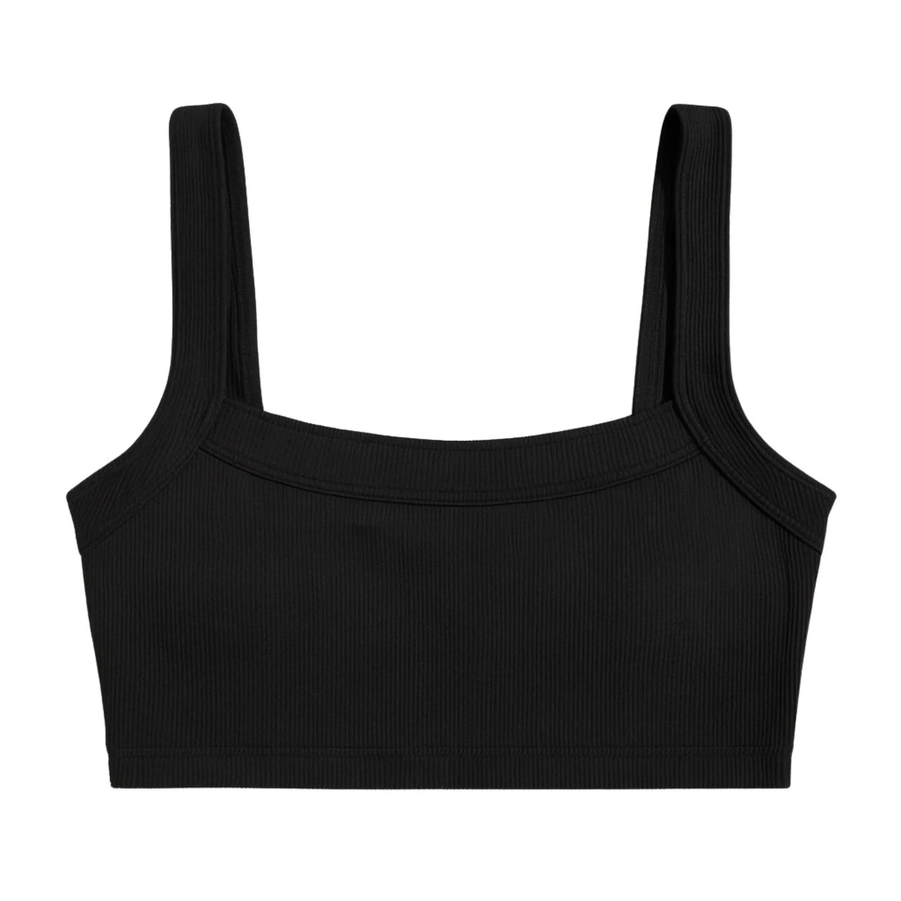 Women's Ribbed Crop Top Sleeveless Cotton Stretchy Ribbed