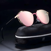 Thumbnail for Women's Round Fashion Polarized Sunglasses -, Sunglasses , Drestiny , Australia, Black, Blue, Brown, Canada, Gender_Women, Gold, Grey, New Zealand, Pink, Purple, Silver, Sunglasses, United Kingdom, United States , Drestiny , www.shopdrestiny.com