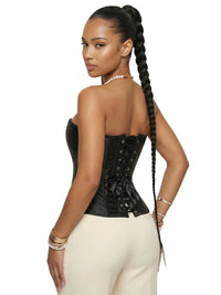 Thumbnail for Women's Satin Corset Top Plus Size Bustiers Over Bust Sexy Vintage Style Bridal Corset Women