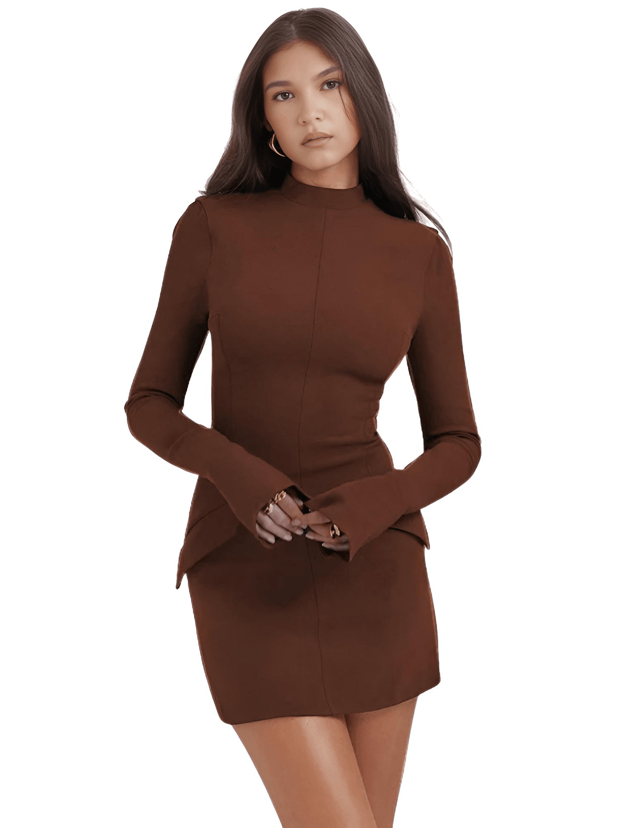 Women's Sexy Two Pocket Mini Dress -, , Drestiny , Australia, Black, Canada, Dark Blue, FR, L, Long Sleeves, M, Wine Red, Dark Red, Brown, Khaki, Mini Dresses, New Zealand, S, United Kingdom, United States , Drestiny , www.shopdrestiny.com