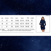 Thumbnail for Women's Sexy Two Pocket Mini Dress -, , Drestiny , Australia, Black, Canada, Dark Blue, FR, L, Long Sleeves, M, Mini Dresses, New Zealand, S, United Kingdom, United States , Drestiny , www.shopdrestiny.com