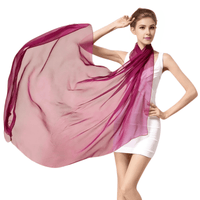 Thumbnail for Women's Shawl - 100% Natural Silk Scarf -, Shawl , Drestiny , Australia, Bisque, Black, Canada, Dark Pink, Deep Pink, FR, Green, Grey, Indigo, New Zealand, Orange, Papaya Whip, Pink, Purple, Red, Salmon, Scarves, Sky Blue, United Kingdom, United States, White, Wine Red, Yellow , Drestiny , www.shopdrestiny.com