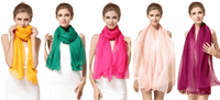 Thumbnail for Women's Shawl - 100% Natural Silk Scarf -, Shawl , Drestiny , Australia, Bisque, Black, Canada, Dark Pink, Deep Pink, FR, Green, Grey, Indigo, New Zealand, Orange, Papaya Whip, Pink, Purple, Red, Salmon, Scarves, Sky Blue, United Kingdom, United States, White, Wine Red, Yellow , Drestiny , www.shopdrestiny.com