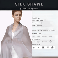 Thumbnail for Women's Shawl - 100% Natural Silk Scarf -, Shawl , Drestiny , Australia, Bisque, Black, Canada, Dark Pink, Deep Pink, FR, Green, Grey, Indigo, New Zealand, Orange, Papaya Whip, Pink, Purple, Red, Salmon, Scarves, Sky Blue, United Kingdom, United States, White, Wine Red, Yellow , Drestiny , www.shopdrestiny.com