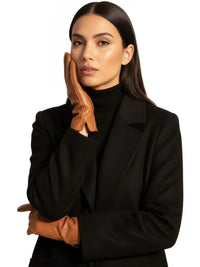 Thumbnail for Women's Sheepskin Gloves Touch Screen Driving Gloves For Women Leather Gloves High Quality