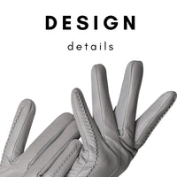 Thumbnail for Women's Sheepskin Gloves Touch Screen Driving Gloves For Women Leather Gloves High Quality