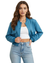 Thumbnail for Women's Streetwear Bomber Jacket - In 9 Colors!