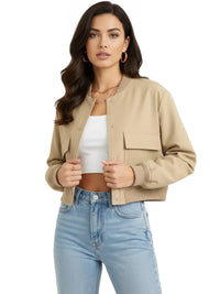 Thumbnail for Women's Streetwear Bomber Jacket - In 9 Colors!