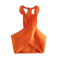 Thumbnail for Khaki Suits Women Sleeveless Halter Sexy Crop Tops Women's Streetwear Fashion Set High Waist Wide Leg Pants + Halter Top, Drestiny, Sets, Pant Sets, Casual Pants, Casual Shirts, Sleeveless, Crop Tops, XS, S, M, L, White, Grey, Orange, Khaki, United States, Canada, Australia, New Zealand, United Kingdom, women's streetwear sets, ladies streetwear outfits, street style sets for women, trendy streetwear women, matching streetwear sets women, co-ord streetwear women, urban fashion sets female, shopdrestiny.com