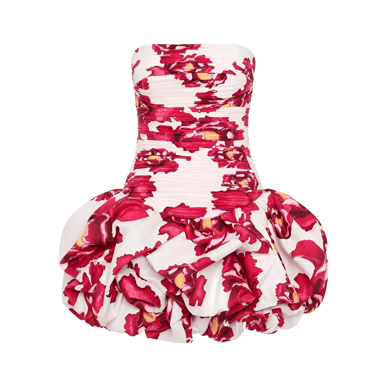 Women's Summer Strapless Mini Dress Bandeau High Waist Patchwork Folds Slimming Dresses Female, Drestiny, Mini Dresses, Strapless, Sleeveless, Off Shoulder, S, M, L, XL, 4, 6, 8, 10, 12, Blue Print, Deep Pink Print, Pink, White, Blue, United States, Australia, New Zealand, Canada, strapless mini dress, bodycon strapless mini dress, summer mini dresss, bandeau mini dress, going out strapless mini dress, shopdrestiny.com