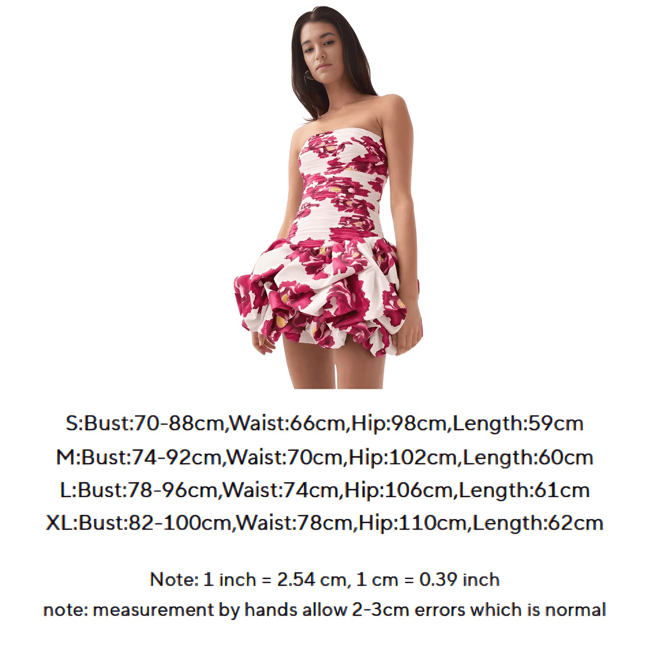 Women's Summer Strapless Mini Dress Bandeau High Waist Patchwork Folds Slimming Dresses Female, Drestiny, Mini Dresses, Strapless, Sleeveless, Off Shoulder, S, M, L, XL, 4, 6, 8, 10, 12, Blue Print, Deep Pink Print, Pink, White, Blue, United States, Australia, New Zealand, Canada, strapless mini dress, blue strapless mini dress, bodycon strapless mini dress, summer mini dresss, bandeau mini dress, going out strapless mini dress, shopdrestiny.com