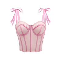 Thumbnail for Women's Trendy Lace-Up Crop Top