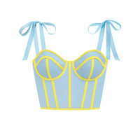 Thumbnail for Women's Trendy Lace-Up Crop Top