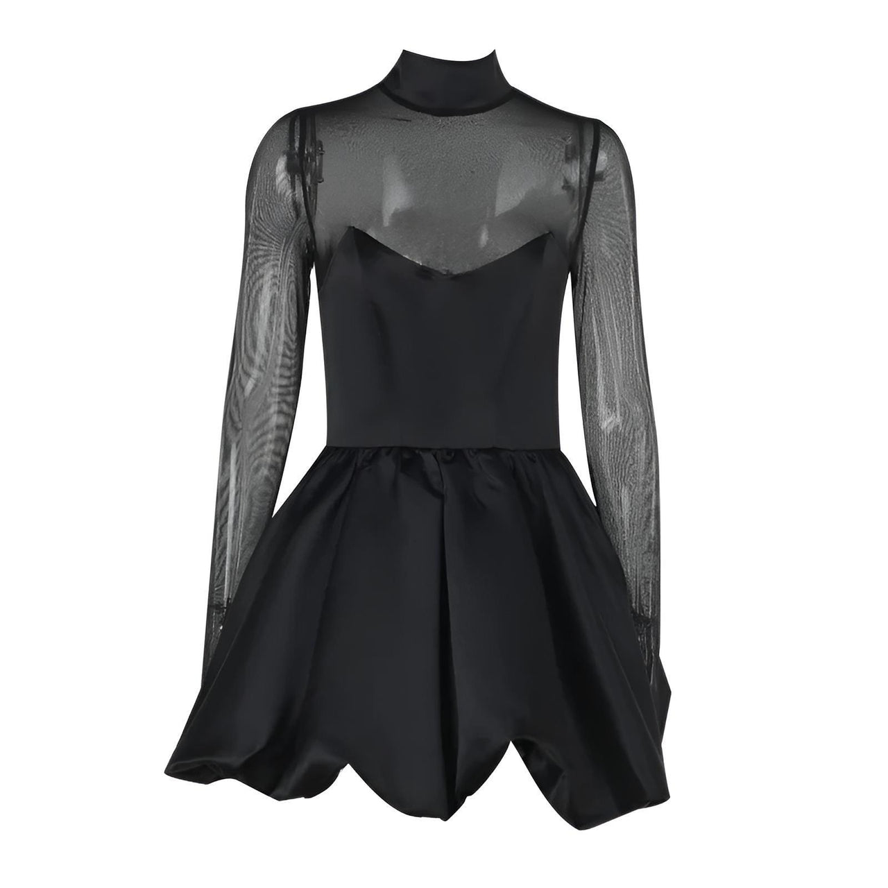 Women's Turtleneck Sheer Long Sleeve Sexy Mini Dress Black See Through High Waist A-line Club Party Dress Elegant, Mini Dresses, Drestiny, Dresses, Black Dresses, Black Mini Dresses, Long Sleeves, Turtlenecks, Mesh Dress, Short Dresses, S, M, L, United States, Canada, Australia, New Zealand, United Kingdom, Black, Shopdrestiny.com