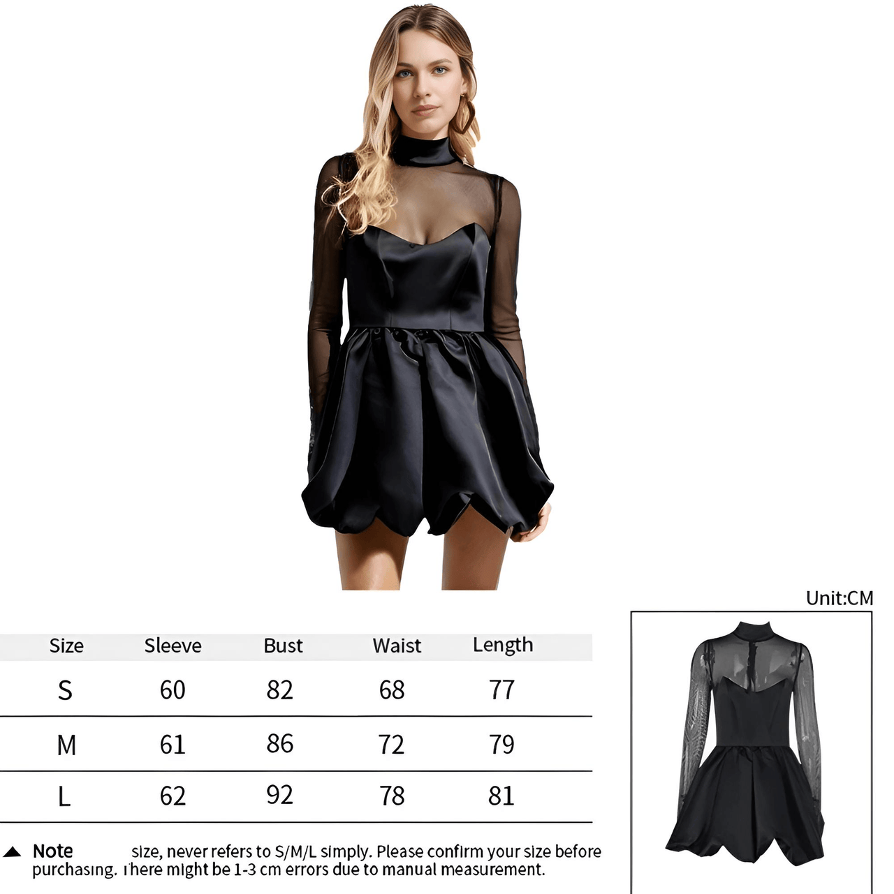 Women's Turtleneck Sheer Long Sleeve Sexy Mini Dress Black See Through High Waist A-line Club Party Dress Elegant, Mini Dresses, Drestiny, Dresses, Black Dresses, Black Mini Dresses, Long Sleeves, Turtlenecks, Mesh Dress, Short Dresses, S, M, L, United States, Canada, Australia, New Zealand, United Kingdom, Black, Shopdrestiny.com