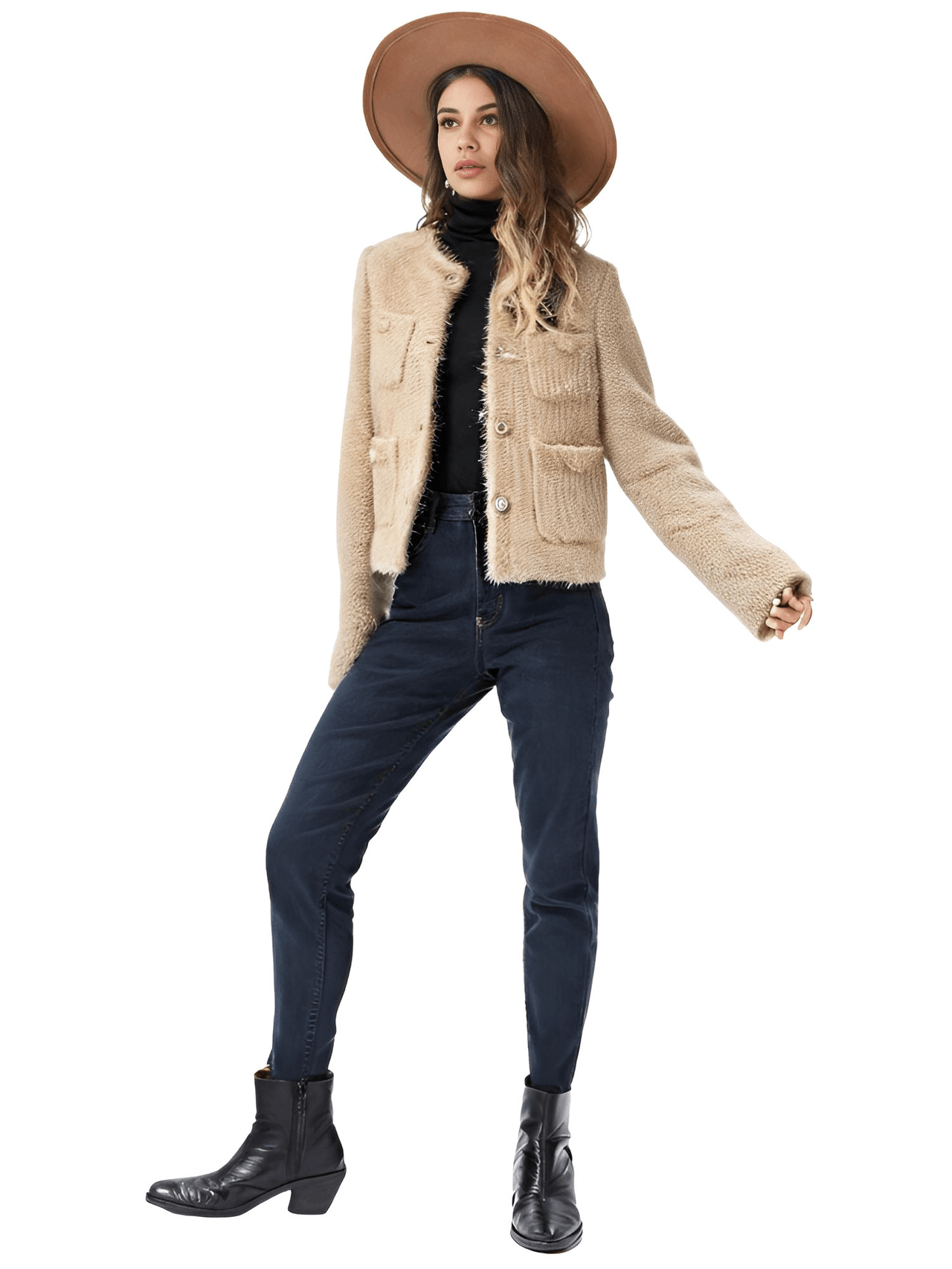 Tweed Jacket Women's - In 6 Colors! -, Jackets , Drestiny , Australia, Black, Brown, Green, Jackets, L, Light Green, M, New Zealand, Red, S, United Kingdom, United States, White, XS , Drestiny , www.shopdrestiny.com