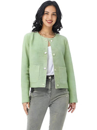 Thumbnail for Tweed Jacket Women's - In 6 Colors! -, Jackets , Drestiny , Australia, Black, Brown, Green, Jackets, L, Light Green, M, New Zealand, Red, S, United Kingdom, United States, White, XS , Drestiny , www.shopdrestiny.com