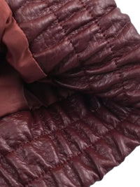 Thumbnail for Women's Vegan Leather Bomber Jacket Pebble Faux Leather Jacket Motorcycle Style Trending Fashion