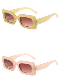 Thumbnail for Women's Vintage Rectangle Frame Sunglasses Ladies Eyewear UV400, Drestiny, Sunglasses, United States, USA, Canada, Australia, New Zealand, United Kingdom, Gender_Women, UK, Leopard Gradient Tea, Matte Purple Grey, Pink Grey, Green Blue, Black Grey, Jelly Green Tea, Tea Gradient Tea, Purple Gradient Tea, Blue Blue, Colorful, Pink Gradient Pink, Purple Double Purple, Jelly Blue,  Women's vintage rectangle sunglasses, Retro rectangle sunglasses women, Small rectangle sunglasses women vintage, shopdrestiny.com