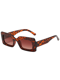 Thumbnail for Women's Vintage Rectangle Frame Sunglasses Ladies Eyewear UV400, Drestiny, Sunglasses, United States, USA, Canada, Australia, New Zealand, United Kingdom, Gender_Women, UK, Leopard Gradient Tea, Matte Purple Grey, Pink Grey, Green Blue, Black Grey, Jelly Green Tea, Tea Gradient Tea, Purple Gradient Tea, Blue Blue, Colorful, Pink Gradient Pink, Purple Double Purple, Jelly Blue,  Women's vintage rectangle sunglasses, Retro rectangle sunglasses women, Small rectangle sunglasses women vintage, shopdrestiny.com
