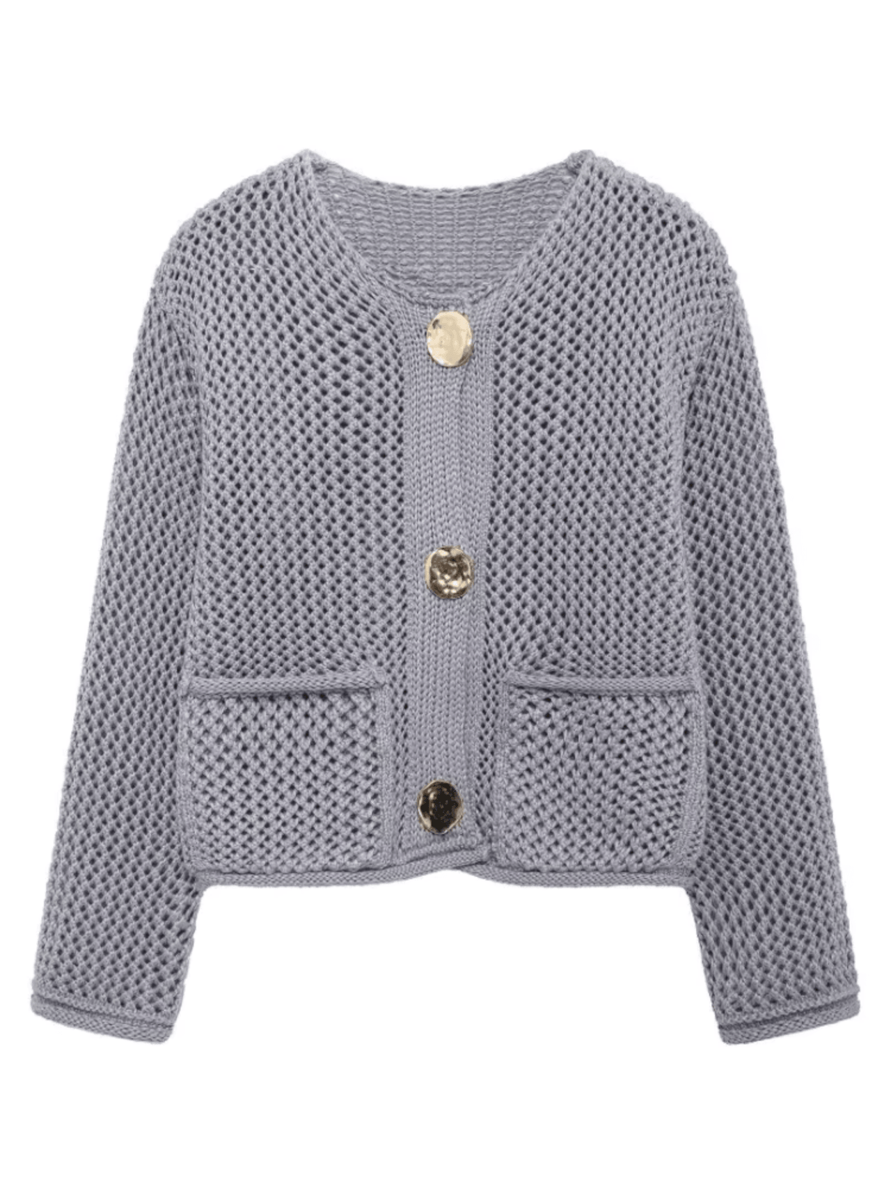 Women's Vintage Sweater With Pockets Single Breasted Knitted Sweater Chic Lady -, Sweaters , Drestiny , 10, 4, 6, 8, Australia, Black, Brown, Cardigans, FR, Gold, L, Long Sleeves, M, Purple, S, Sweaters, United Kingdom, 
red, grey, green, beige, United States, Wine Red , Drestiny , www.shopdrestiny.com