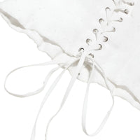 Thumbnail for Women's Lace-Up Corset Top Sexy Summer Crop Top Women's Lace Tank Top, Drestiny, Corsets, Crop Tops, Tank Tops, Casual Shirts, Sleeveless, XS, S, M, L, White, Sky Blue, United States, USA, Canada, Australia, New Zealand, lace up corset top, sexy crop top, lace tank top women's, summer going out tops,  bodice top, shopdrestiny.com