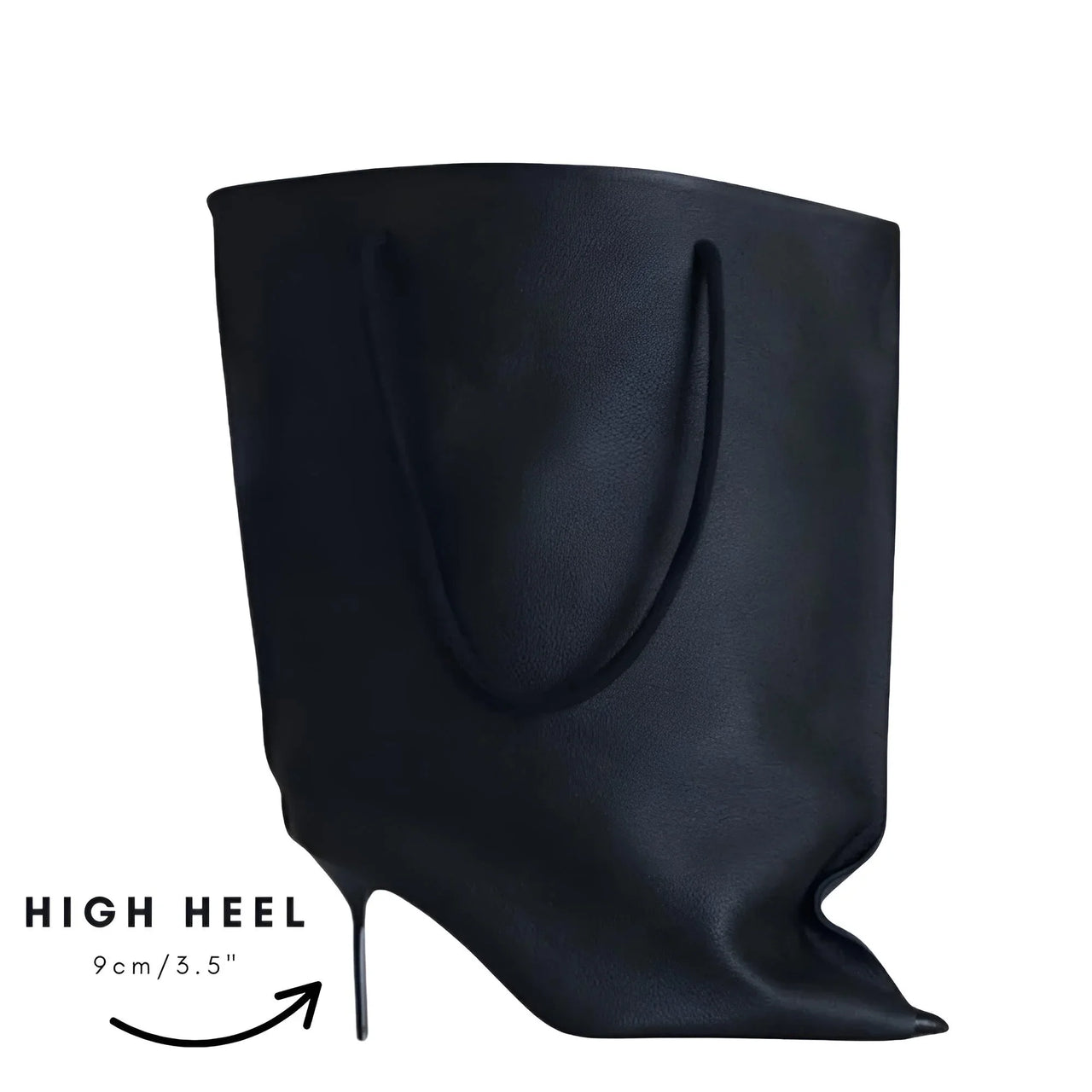 Women's Wide Stiletto Boots High Heels Women's High Fashion Short Boots