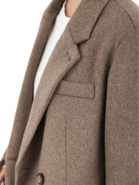 Thumbnail for Women's Wool Blend Coat Mid-Long Woolen Jacket Thick Warm Women's Overcoat Office Lady -, Coats , Drestiny , Black, Brown, Coats, Jackets, L, M, S, United Kingdom, United States, XL, XXL , Drestiny , www.shopdrestiny.com