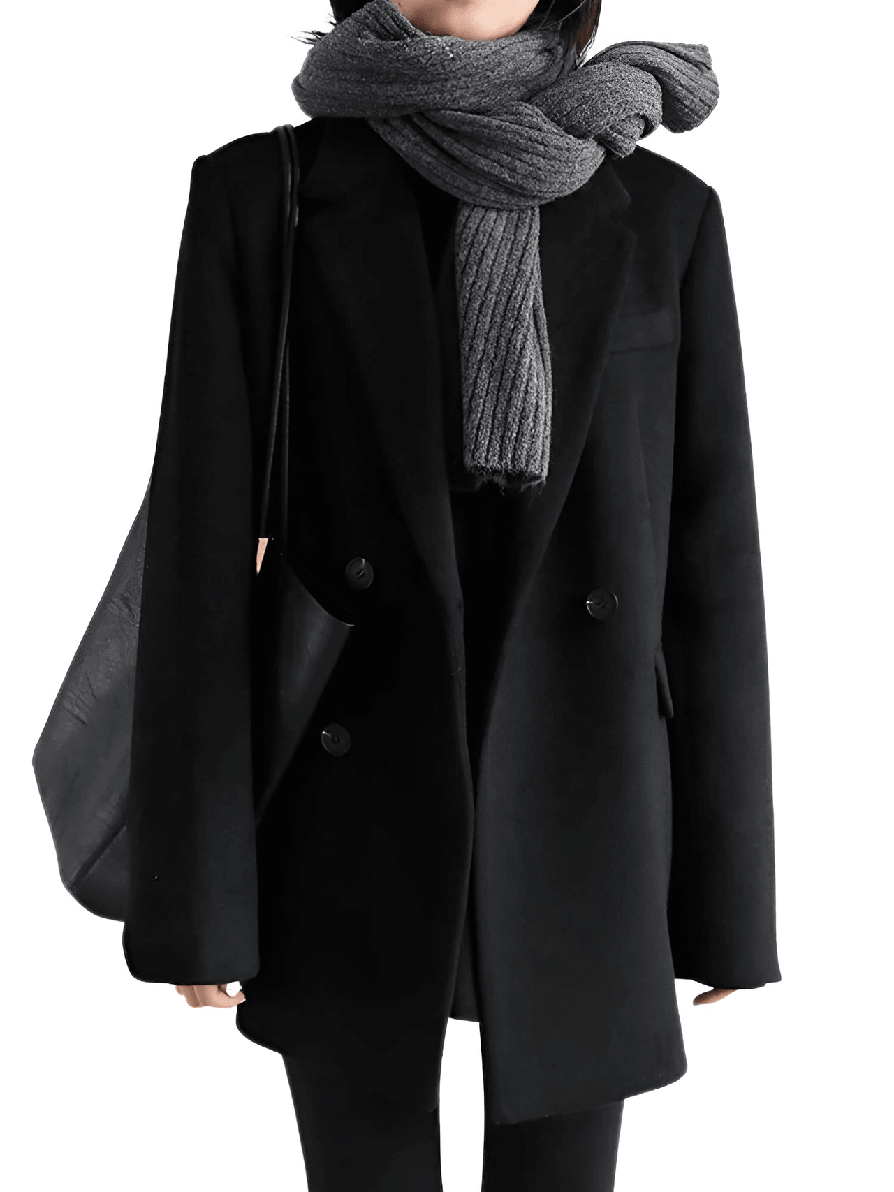 Women's Wool Blend Coat Mid-Long Woolen Jacket Thick Warm Women's Overcoat Office Lady -, Coats , Drestiny , Black, Brown, Coats, Jackets, L, M, S, United Kingdom, United States, XL, XXL , Drestiny , www.shopdrestiny.com