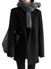 Thumbnail for Women's Wool Blend Coat Mid-Long Woolen Jacket Thick Warm Women's Overcoat Office Lady -, Coats , Drestiny , Black, Brown, Coats, Jackets, L, M, S, United Kingdom, United States, XL, XXL , Drestiny , www.shopdrestiny.com