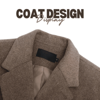 Thumbnail for Women's Wool Blend Coat Mid-Long Woolen Jacket Thick Warm Women's Overcoat Office Lady -, Coats , Drestiny , Black, Brown, Coats, Jackets, L, M, S, United Kingdom, United States, XL, XXL , Drestiny , www.shopdrestiny.com
