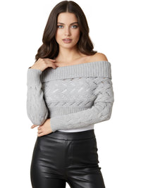 Thumbnail for Women's Wrap Scarf Sweater Long-Sleeved Autumn Winter Shawl Wrap Solid Color Knitted Wrap Scarf