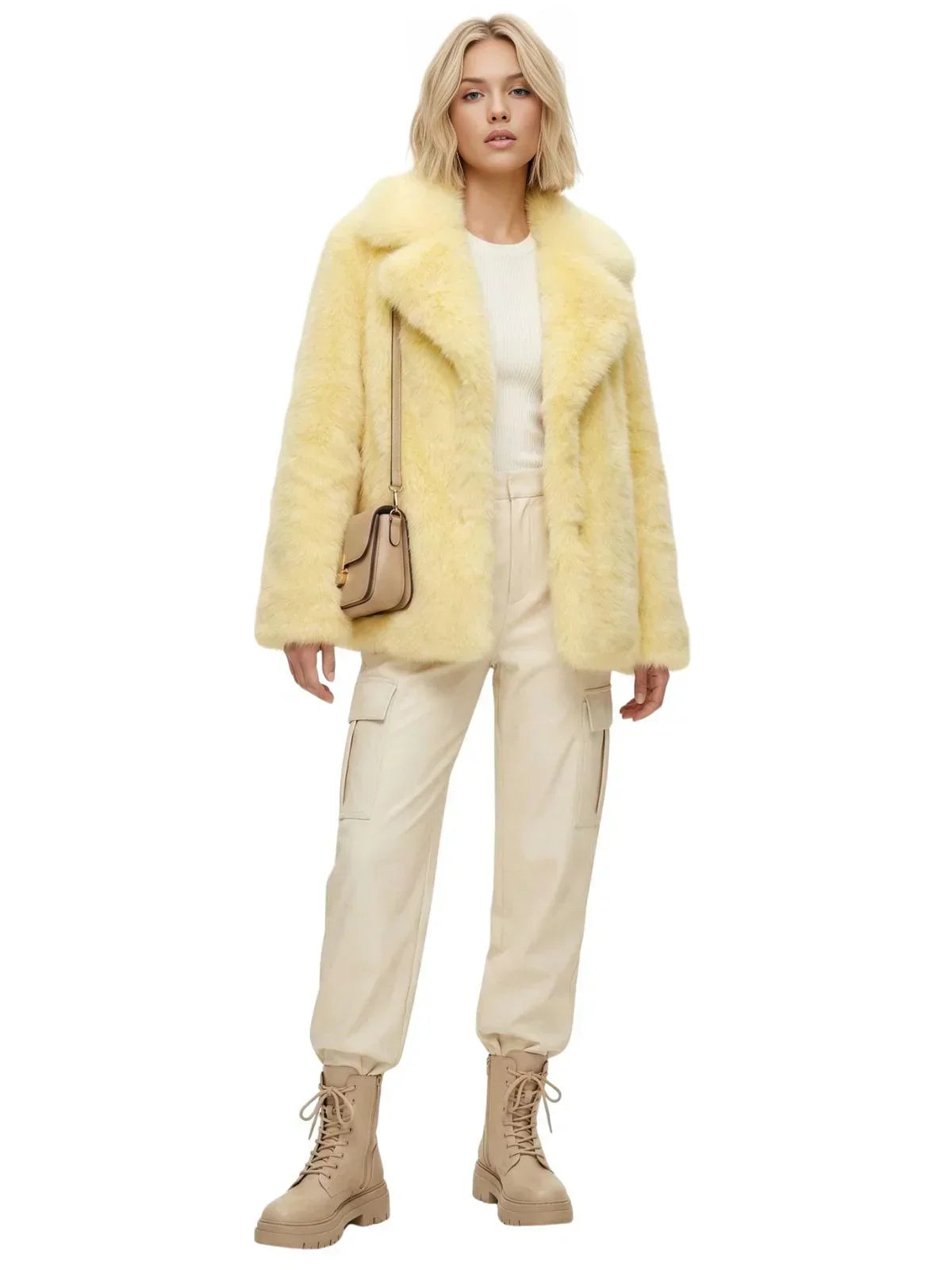 Women's Oversized Teddy Coat High Quality Luxury Faux Fur Coat Thick Warm Overcoat Outerwear Long Faux Fox Fur Jacket