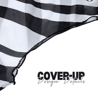 Thumbnail for Zebra Print Long Beach Dress Cover-Up -, Cover Up , Drestiny , Australia, Black, Canada, Cover Ups, Dresses, FR, L, M, New Zealand, S, United Kingdom, United States, White , Drestiny , www.shopdrestiny.com