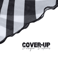 Thumbnail for Zebra Print Long Beach Dress Cover-Up -, Cover Up , Drestiny , Australia, Black, Canada, Cover Ups, Dresses, FR, L, M, New Zealand, S, United Kingdom, United States, White , Drestiny , www.shopdrestiny.com