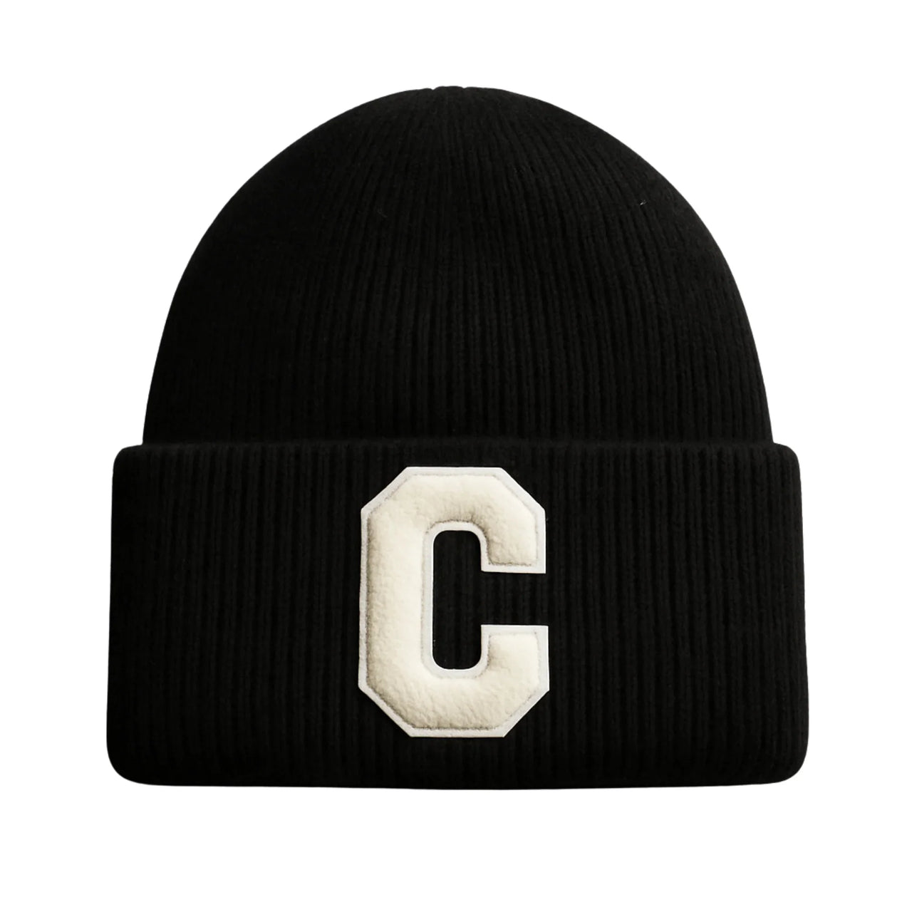 Fashion Letter C Rabbit Fur Beanie Winter Skiing Caps Luxury Hat
