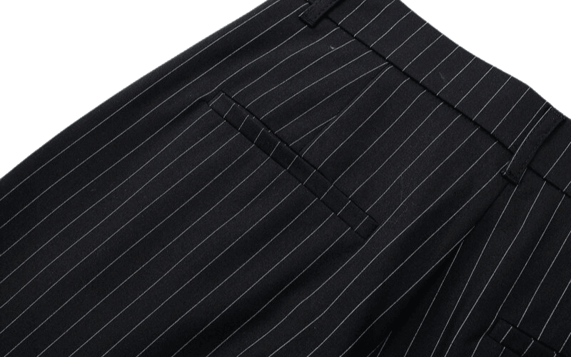 High Waist Straight Leg Pinstriped Pants For Women -, Pants , Drestiny , Australia, Beige, Black, Canada, Casual Pants, Dark Grey, Dress Pants, Green, Grey, L, M, New Zealand, S, United Kingdom, United States, XS , Drestiny , www.shopdrestiny.com