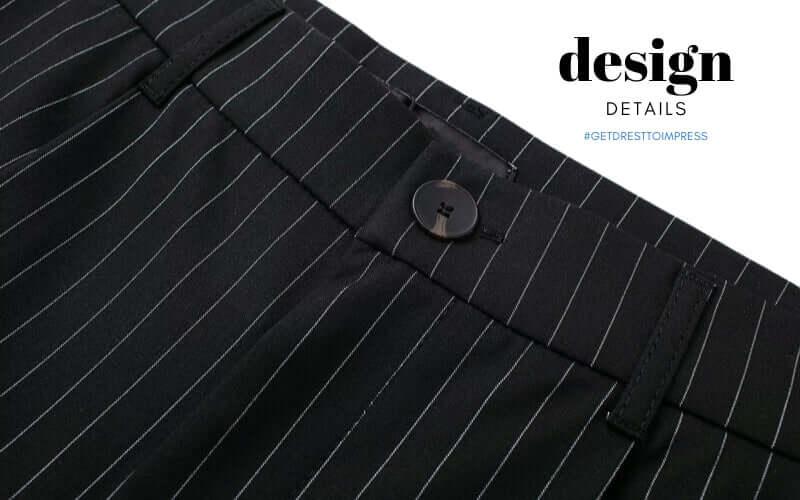 High Waist Straight Leg Pinstriped Pants For Women -, Pants , Drestiny , Australia, Beige, Black, Canada, Casual Pants, Dark Grey, Dress Pants, Green, Grey, L, M, New Zealand, S, United Kingdom, United States, XS , Drestiny , www.shopdrestiny.com