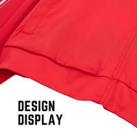 Thumbnail for Side Zipper Straight Pant Loose Red Wide Leg Pants Jacket Fashion Streetwear