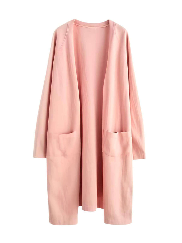 Pink Oversized Cardigan For Women