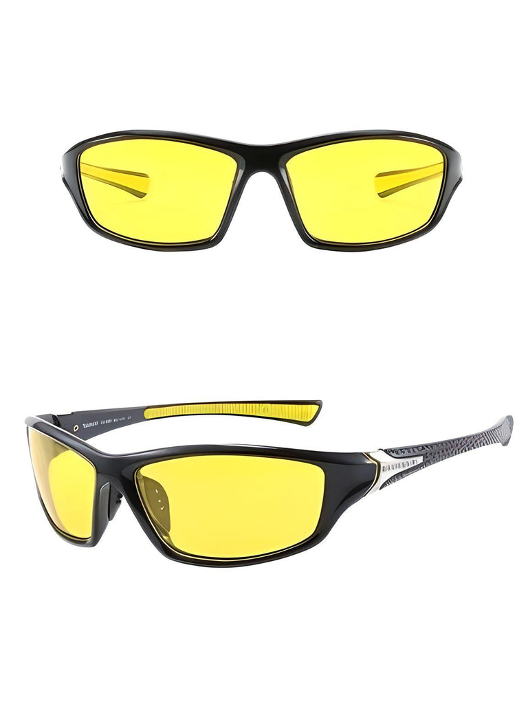 Drestiny-Yellow-Men's Luxury Driving Sunglasses - HD Polarized!