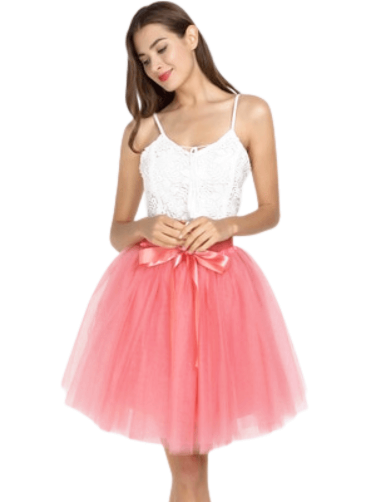 7 Layer High Waist Tutu Tulle Skirts For Women - In 22 Colors!