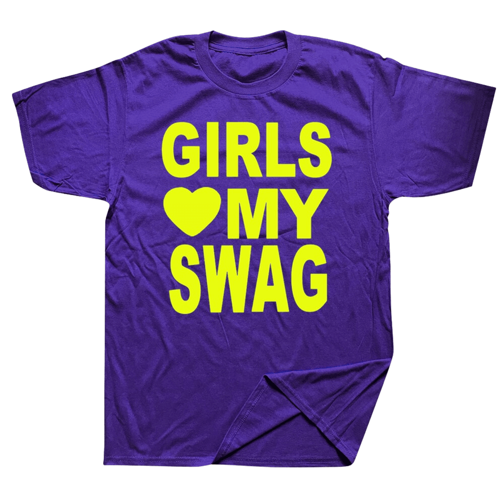 Men's GIRLS LOVE MY SWAG Streetwear T-Shirt