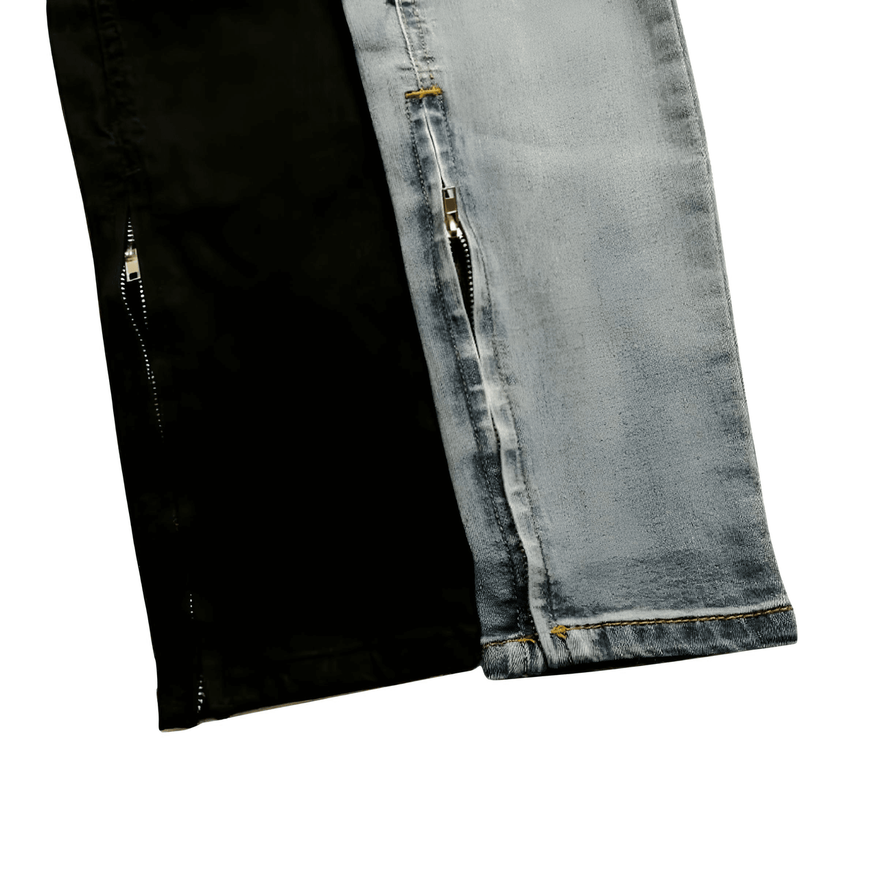 Men's Ripped Jeans Side Ankle Zipper Stretch Jeans -, Jeans , Drestiny , 29, 30, 31, 32, 33, 34, 36, 38, Australia, Black, Blue, Casual Pants, Jeans, New Zealand, United Kingdom, United States , Drestiny , www.shopdrestiny.com